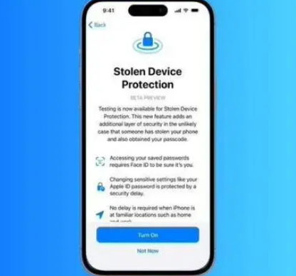 南城苹果授权维修店分享被盗设备保护功能开启方法 