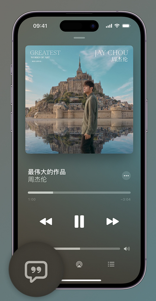 南城iphone维修分享如何在iPhone上使用Apple Music全新唱歌功能 