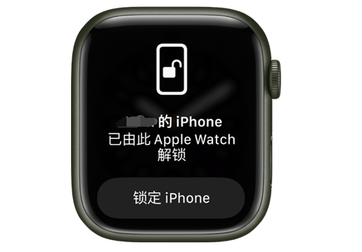 南城苹果手机维修分享用 AppleWatch 解锁配备面容 ID 的 iPhone方法 