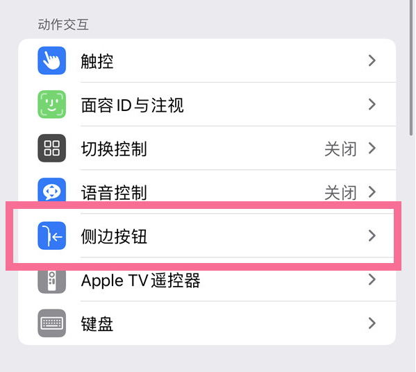 南城苹果14维修店分享iPhone14 Plus侧键双击下载功能关闭方法 